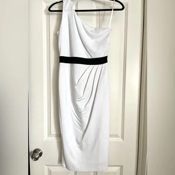 knee length dresses for ladies Rib Spaghetti Strap Midi Dress main image 0